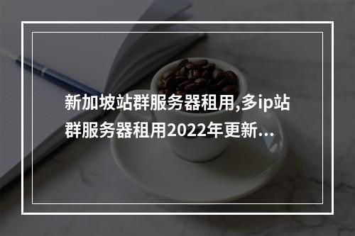 新加坡站群服务器租用,多ip站群服务器租用2022年更新(新加坡租用云服务器)