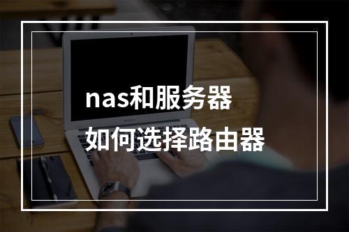 nas和服务器如何选择路由器