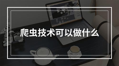 爬虫技术可以做什么