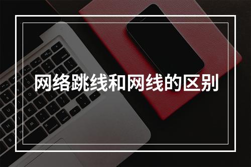 网络跳线和网线的区别