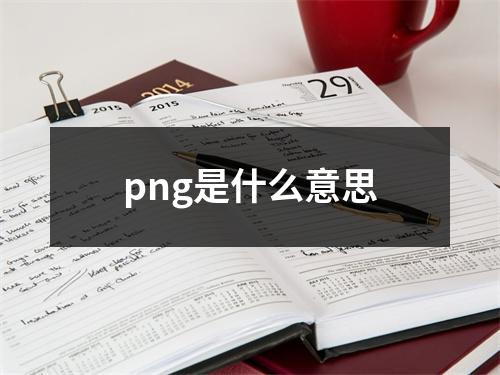 png是什么意思