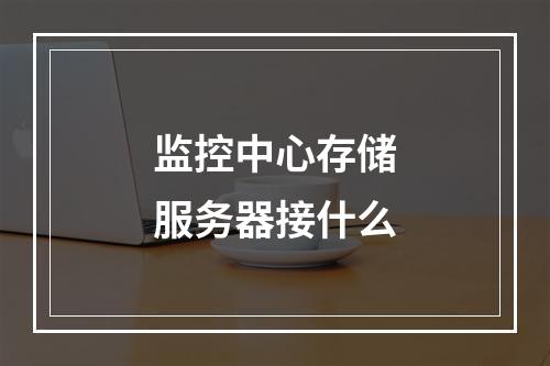 监控中心存储服务器接什么