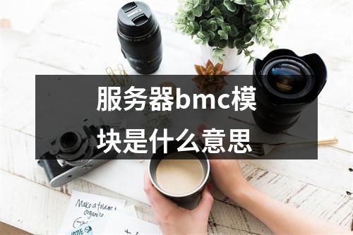 服务器bmc模块是什么意思