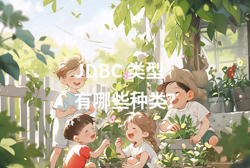 JDBC 类型有哪些种类?
