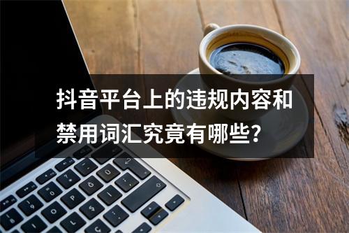 抖音平台上的违规内容和禁用词汇究竟有哪些?