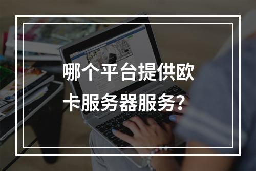 哪个平台提供欧卡服务器服务?