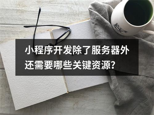 小程序开发除了服务器外还需要哪些关键资源?