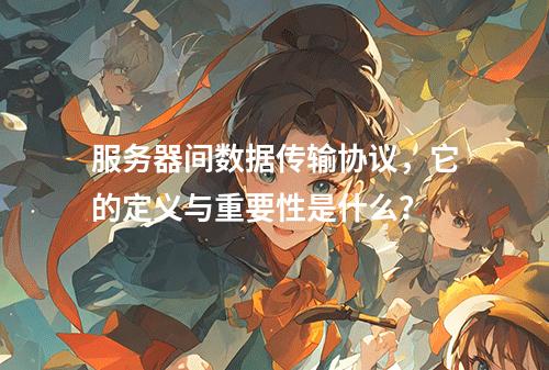 服务器间数据传输协议,它的定义与重要性是什么?