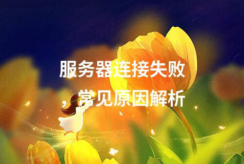 服务器连接失败,常见原因解析