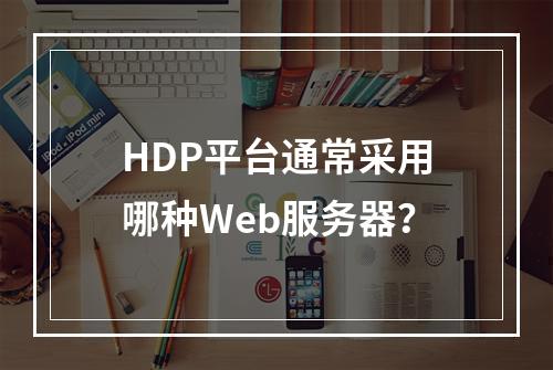 HDP平台通常采用哪种Web服务器?