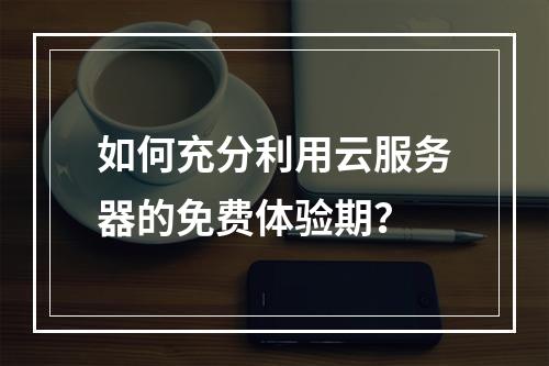 如何充分利用云服务器的免费体验期?
