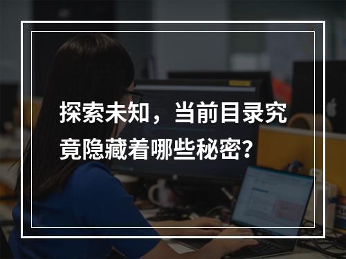 探索未知,当前目录究竟隐藏着哪些秘密?