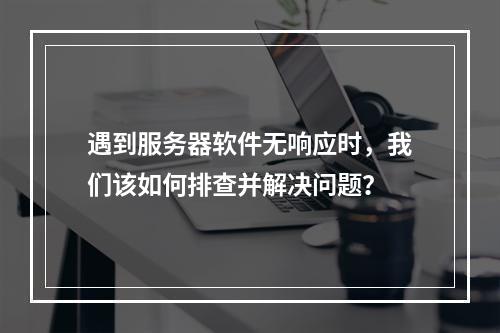 遇到服务器软件无响应时,我们该如何排查并解决问题?
