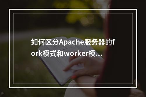 如何区分Apache服务器的fork模式和worker模式?