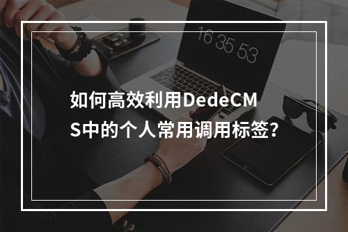 如何高效利用DedeCMS中的个人常用调用标签?