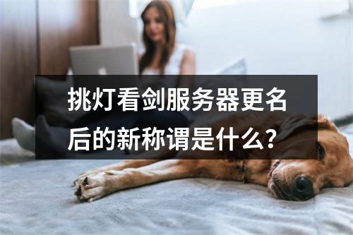挑灯看剑服务器更名后的新称谓是什么?