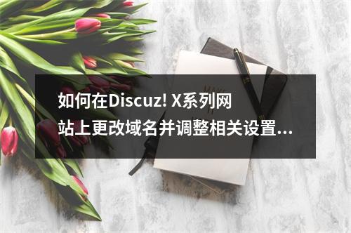 如何在Discuz! X系列网站上更改域名并调整相关设置?