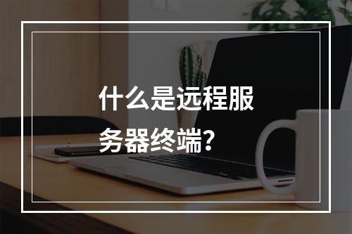 什么是远程服务器终端?