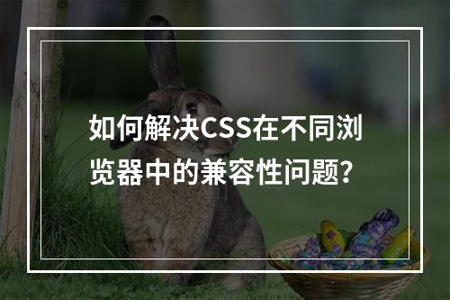 如何解决CSS在不同浏览器中的兼容性问题?