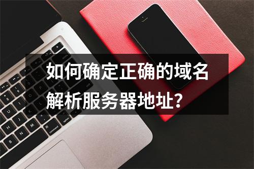如何确定正确的域名解析服务器地址?