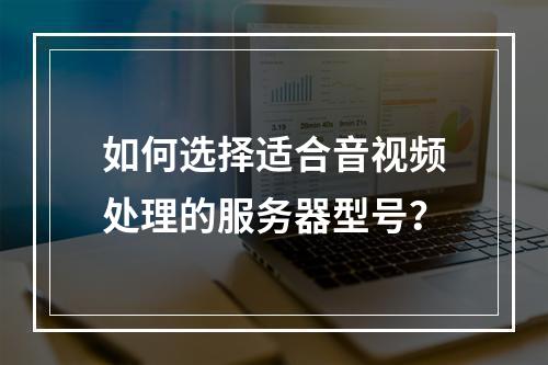 如何选择适合音视频处理的服务器型号?