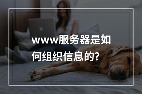 www服务器是如何组织信息的?