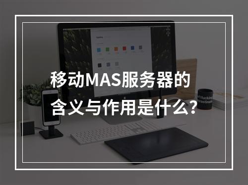 移动MAS服务器的含义与作用是什么?