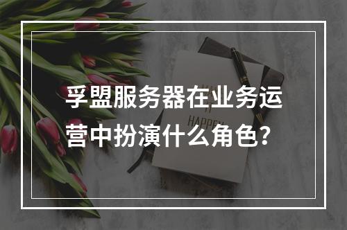 孚盟服务器在业务运营中扮演什么角色?