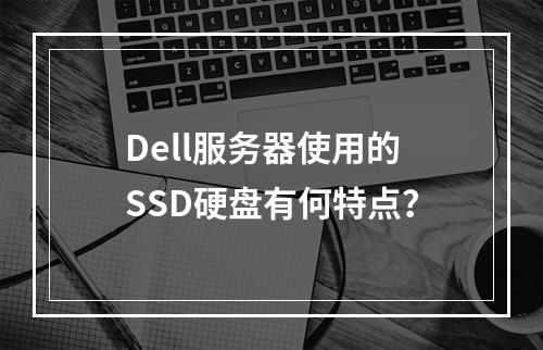 Dell服务器使用的SSD硬盘有何特点?