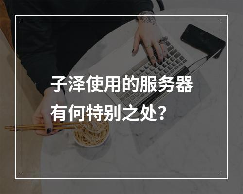 子泽使用的服务器有何特别之处?