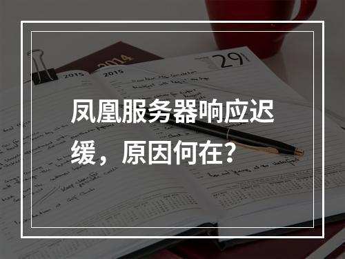 凤凰服务器响应迟缓,原因何在?