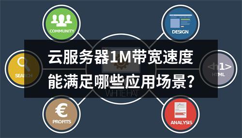 云服务器1M带宽速度能满足哪些应用场景?
