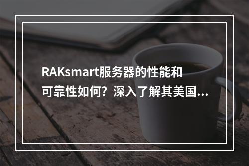 RAKsmart服务器的性能和可靠性如何?深入了解其美国服务器的特点与优势