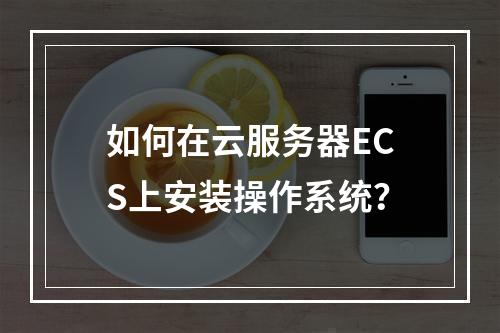 如何在云服务器ECS上安装操作系统?