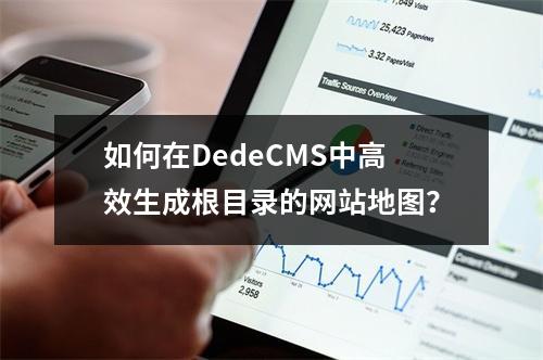 如何在DedeCMS中高效生成根目录的网站地图?