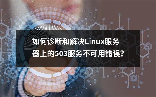 如何诊断和解决Linux服务器上的503服务不可用错误?