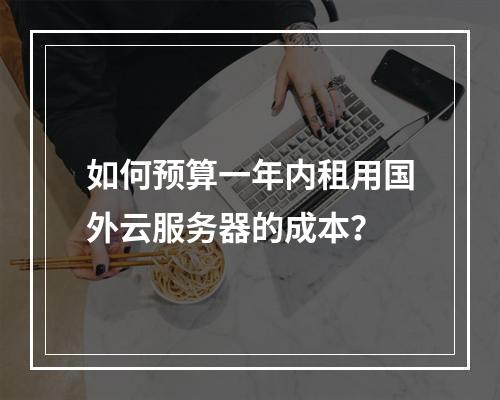 如何预算一年内租用国外云服务器的成本?