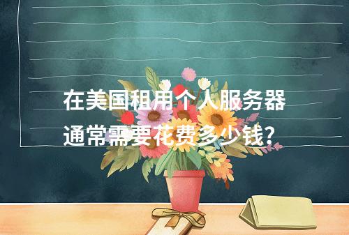 在美国租用个人服务器通常需要花费多少钱?