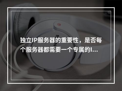 独立IP服务器的重要性,是否每个服务器都需要一个专属的IP地址?