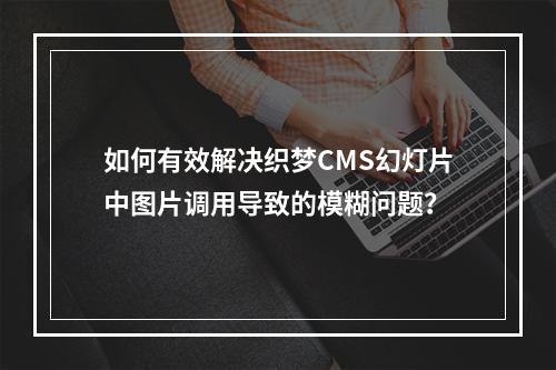 如何有效解决织梦CMS幻灯片中图片调用导致的模糊问题?
