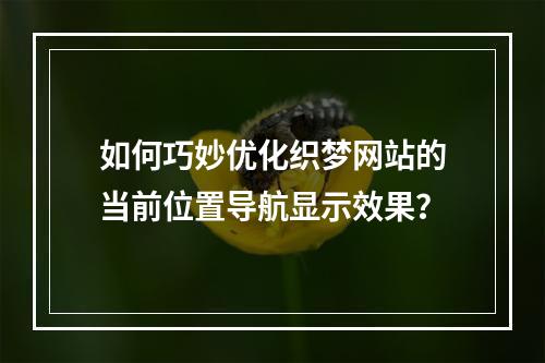 如何巧妙优化织梦网站的当前位置导航显示效果?