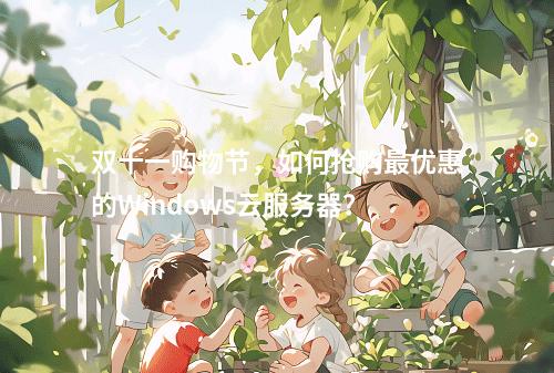 双十一购物节,如何抢购最优惠的Windows云服务器?