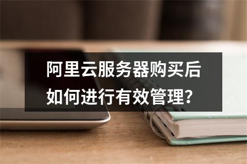 阿里云服务器购买后如何进行有效管理?