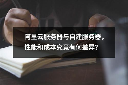 阿里云服务器与自建服务器,性能和成本究竟有何差异?