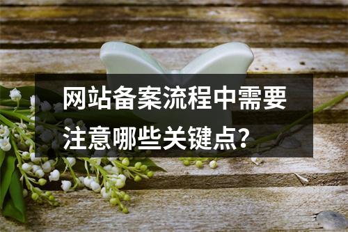 网站备案流程中需要注意哪些关键点?
