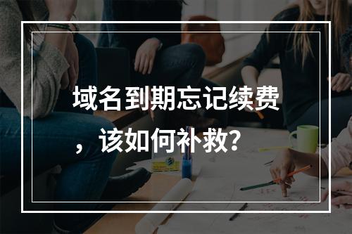 域名到期忘记续费,该如何补救?