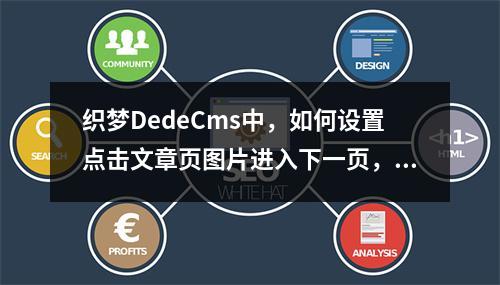 织梦DedeCms中,如何设置点击文章页图片进入下一页,以及点击最后一页图片进入下一篇文章?