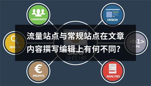 流量站点与常规站点在文章内容撰写编辑上有何不同?