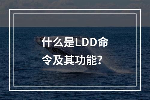 什么是LDD命令及其功能?