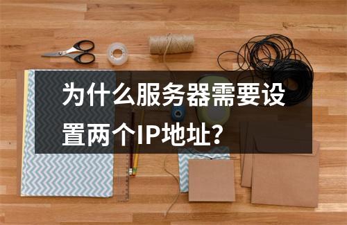 为什么服务器需要设置两个IP地址?